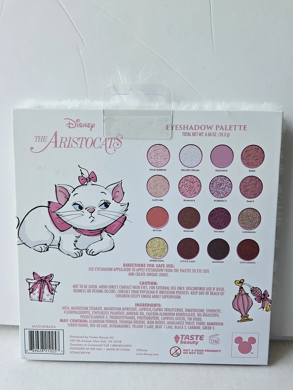 The Aristocats Marie Eyeshadow Palette by Taste Beauty